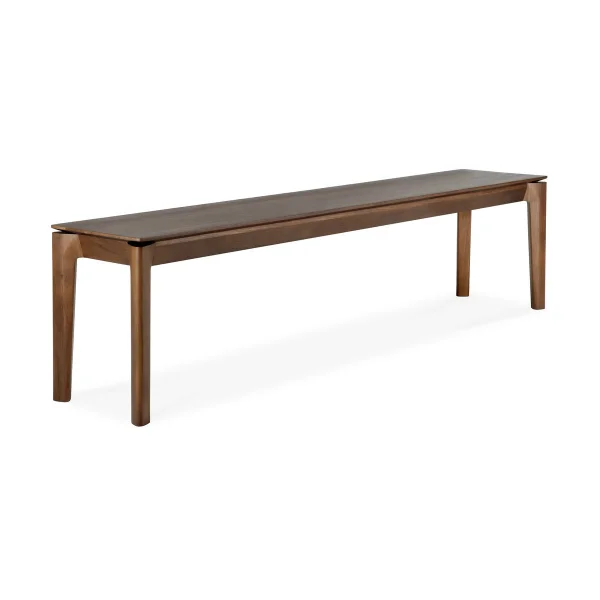 Ethnicraft Bok Bank Dunkelgebeizt Teak 186 cm