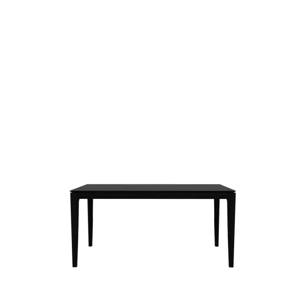 Ethnicraft Bok Esstisch 160x80 cm Schwarz gebeizte Eiche