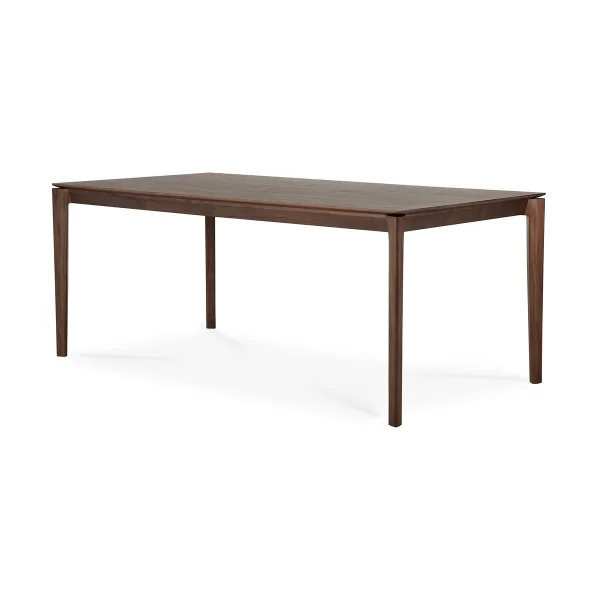 Ethnicraft Bok Esstisch 180x90 cm Lackiertes Teak Brown