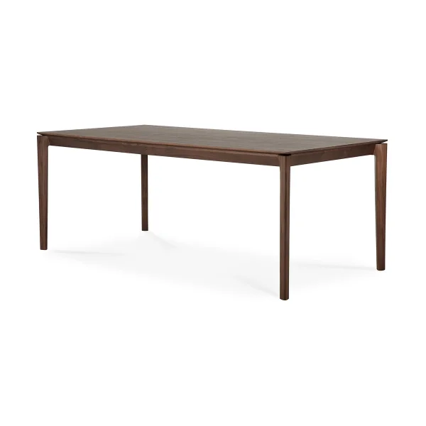 Ethnicraft Bok Esstisch 200x95 cm Lackiertes Teak Brown