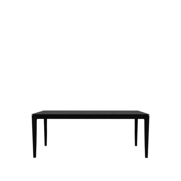 Ethnicraft Bok Esstisch 200x95 cm Schwarz gebeizte Eiche