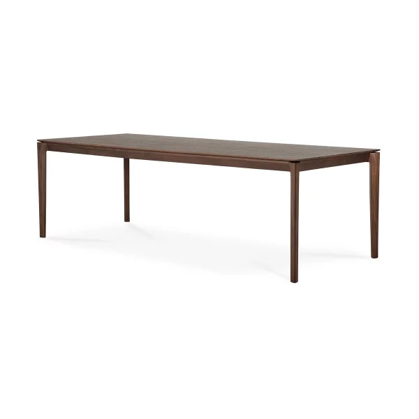 Ethnicraft Bok Esstisch 240x100 cm Lackiertes Teak Brown