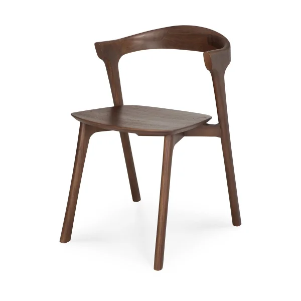 Ethnicraft Bok Stuhl Lackiertes Teak Brown