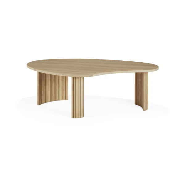 Ethnicraft Boomerang Couchtisch Eiche, 126x74 cm