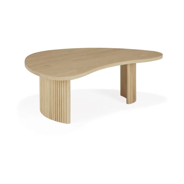 Ethnicraft Boomerang Couchtisch Eiche, 90x61 cm