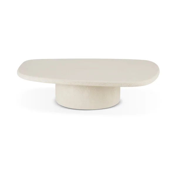 Ethnicraft Elements Sofatisch Off white, 134×96 cm