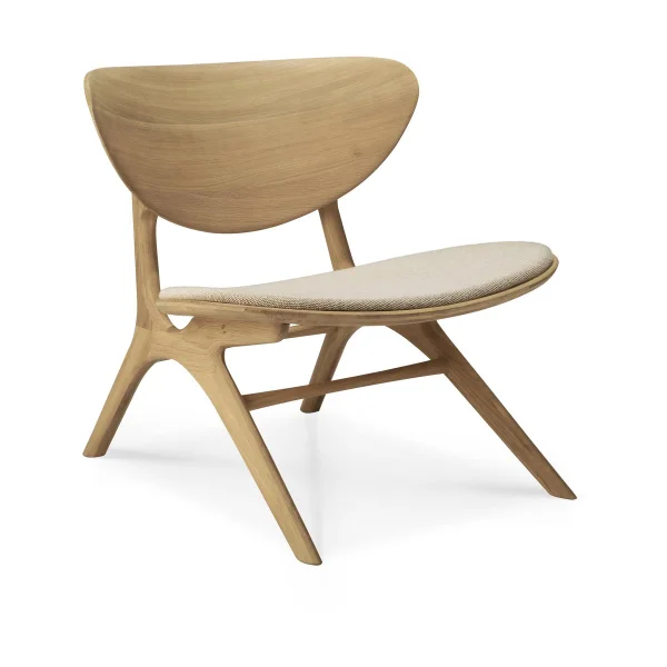 Ethnicraft Eye loungefåtölj Oak, off white