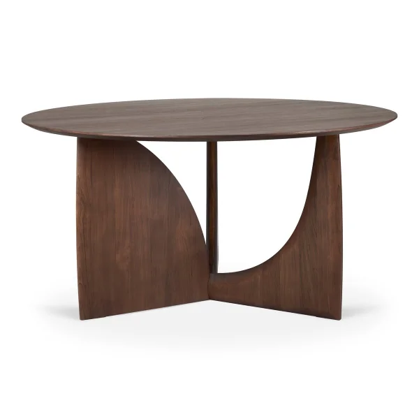 Ethnicraft Geometric Esstisch Dunkel gebeizt Teak 150 cm