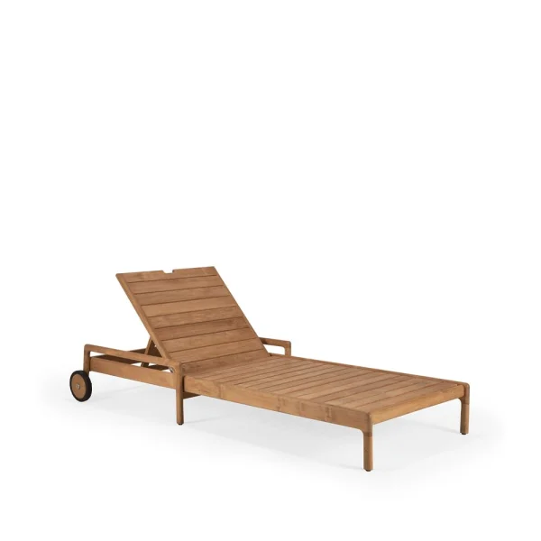Ethnicraft Jack Outdoor Sonnenliege teak Ohne Kissen