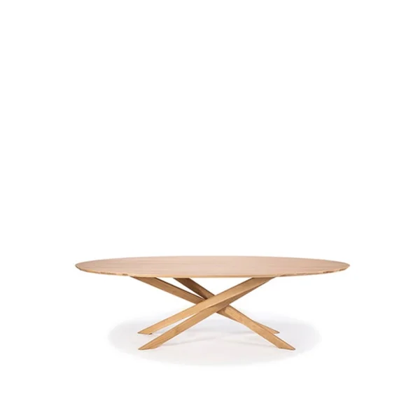 Ethnicraft Mikado Couchtisch oval Oak wax oil oval