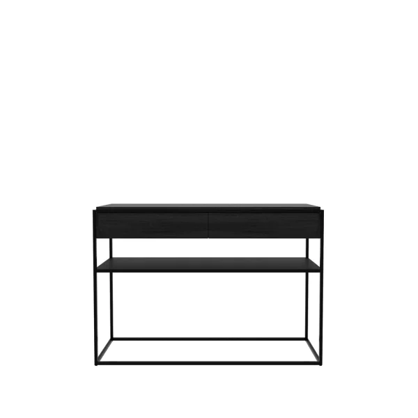 Ethnicraft Monolit Konsolentisch 122x40 cm Oak black-Black