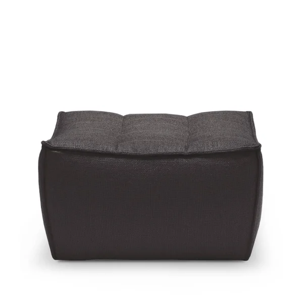 Ethnicraft N701 Fußhocker 70x70 cm Dunkelgrau