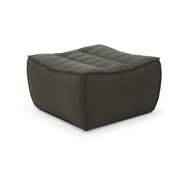 Ethnicraft N701 Fußhocker 70x70 cm Moss Eco fabric