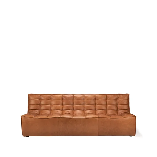 Ethnicraft N701 Sofa 2-Sitz Läder old saddle