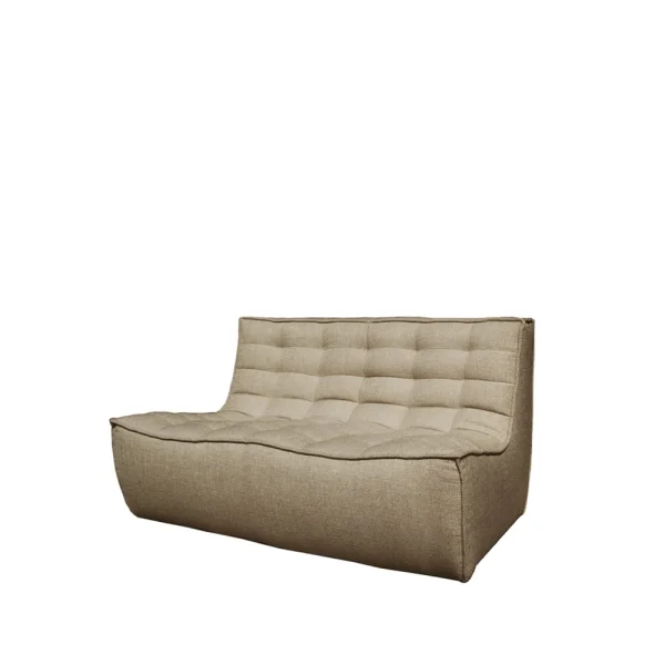 Ethnicraft N701 Sofa 2-Sitz Stoff beige