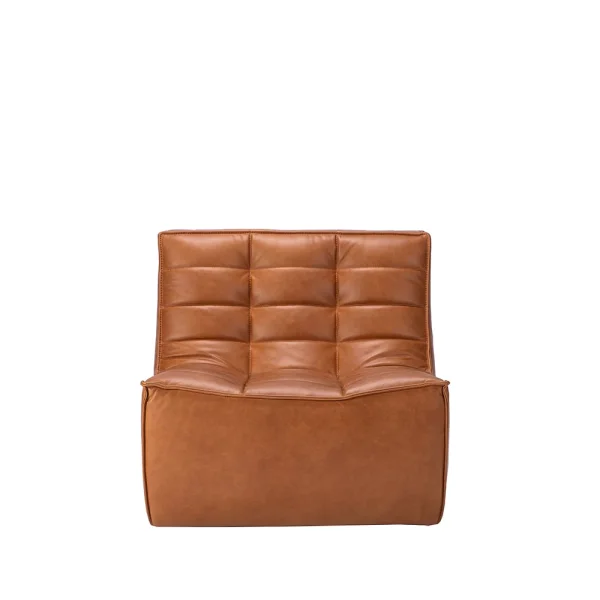 Ethnicraft N701 Sofa Läder old saddle