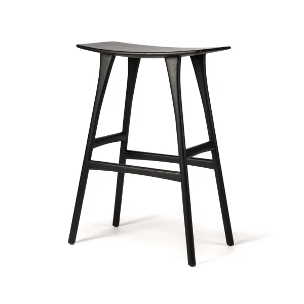 Ethnicraft Osso Barhocker 80x57 cm Black