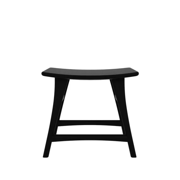 Ethnicraft Osso Hocker 48x50 cm Eiche Schwarz