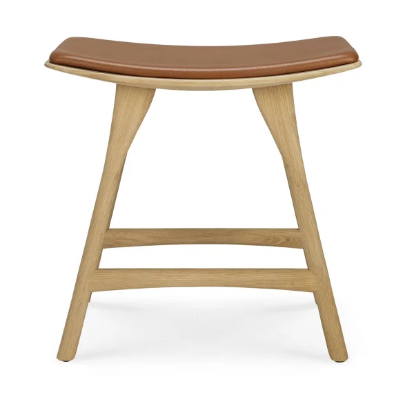 Ethnicraft Osso Hocker 48x50 cm Lackiertes Eichenholz