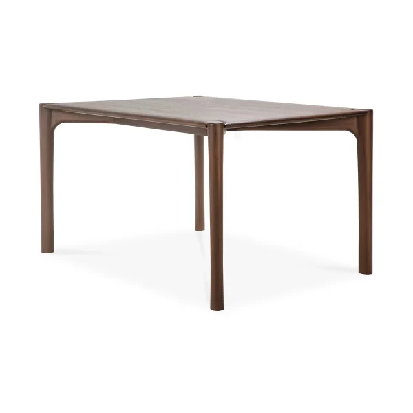 Ethnicraft PI Esstisch 140x80 cm Lackiertes Teak Brown