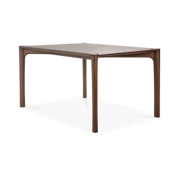 Ethnicraft PI Esstisch 160x80 cm Lackiertes Teak Brown