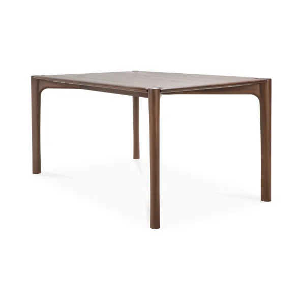 Ethnicraft PI Esstisch 180x90 cm Lackiertes Teak Brown