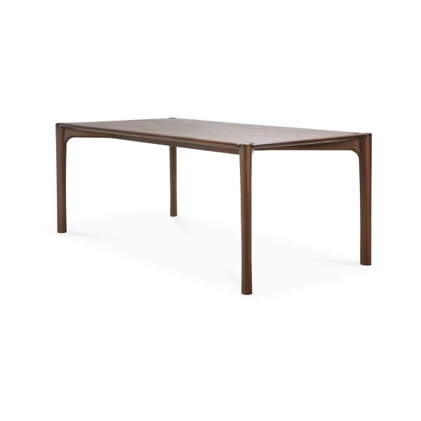 Ethnicraft PI Esstisch 220x95 cm Lackiertes Teak Brown