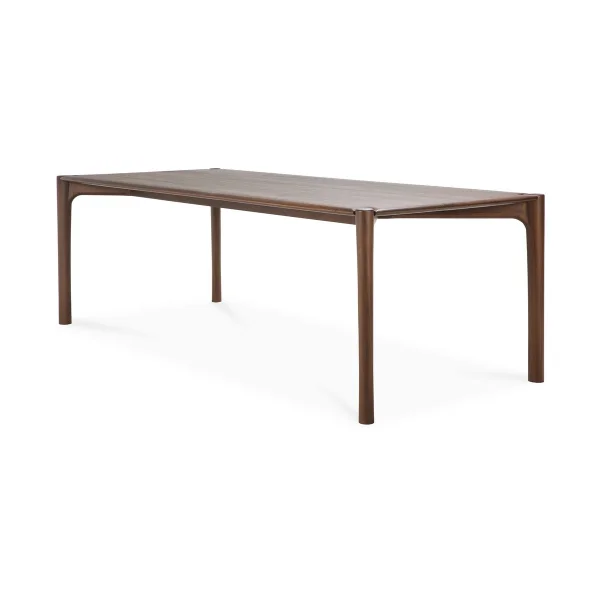 Ethnicraft PI Esstisch 240x100 cm Lackiertes Teak Brown