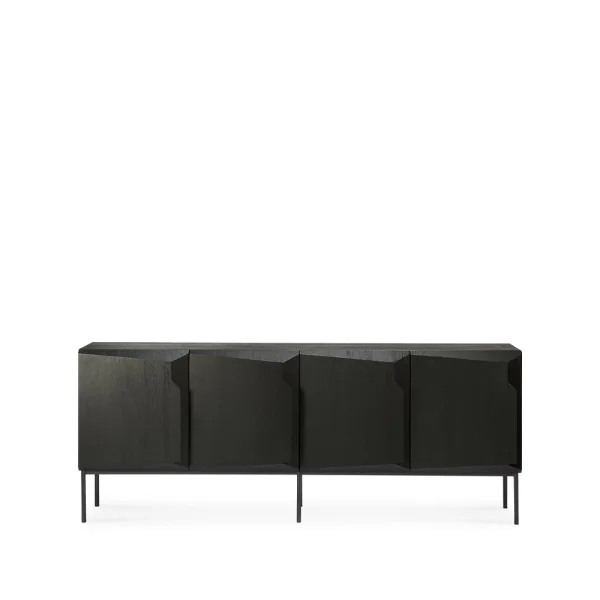Ethnicraft Stairs Sideboard 4-türig Svartbetsad ek 200x80x46 cm