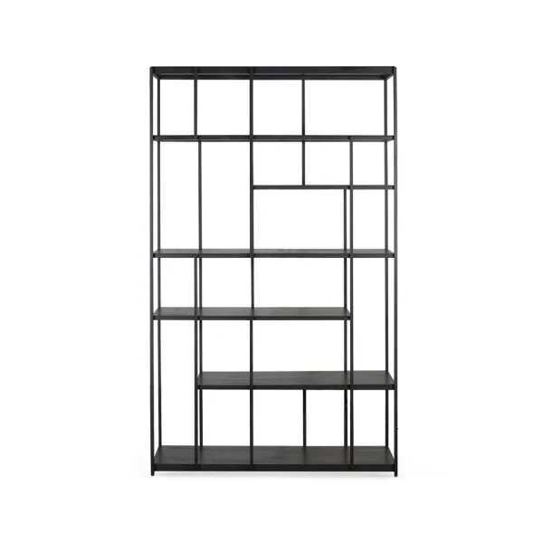 Ethnicraft Studio Rack Regal 205x120 cm Schwarzes Teak