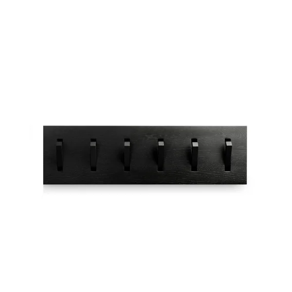 Ethnicraft Utilitile wall hanger Kleiderhaken Lackierte Eiche-black-groß