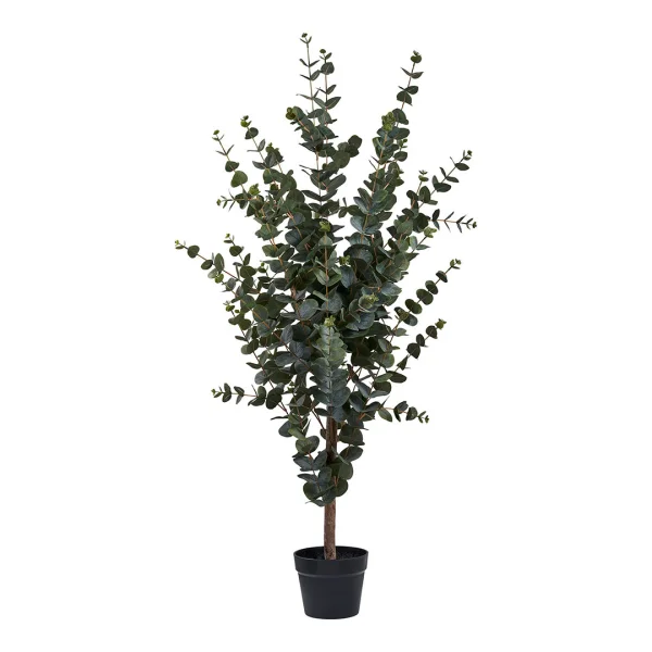 Eukalyptus Kunstbaum Höhe 120cm grün.
