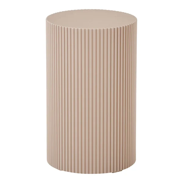 Farense Eckbeistelltisch Ø30cm beige.