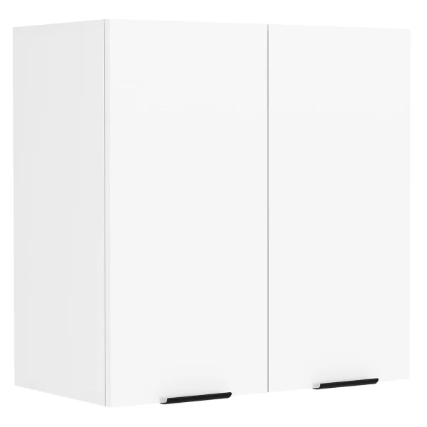 Fasola Küchenoberschrank 60 cm 2 Türen weiß.