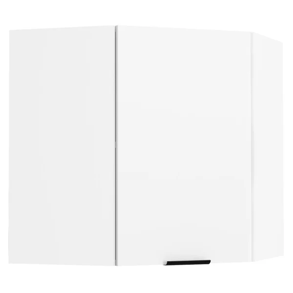 Fasola Küchenoberschrank , Eckschrank 1 Tür weiß.