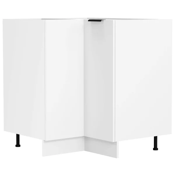 Fasola Küchenunterschrank , Eckschrank 1 Tür weiß.