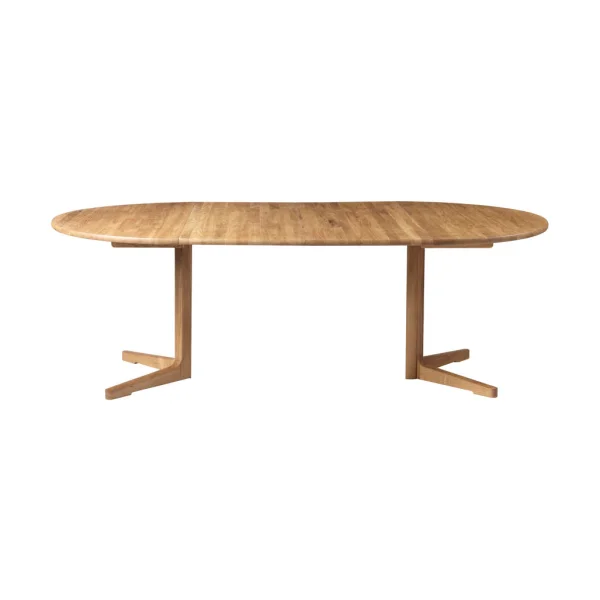 FDB Møbler C69E Ry Esstisch mit 2 Einlegeplatten Oak nature oiled