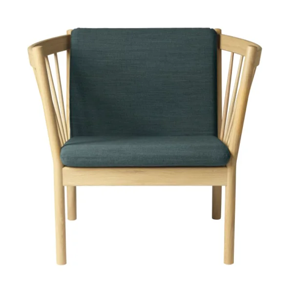 FDB Møbler J146 Sessel Oak nature lacquered-dark green