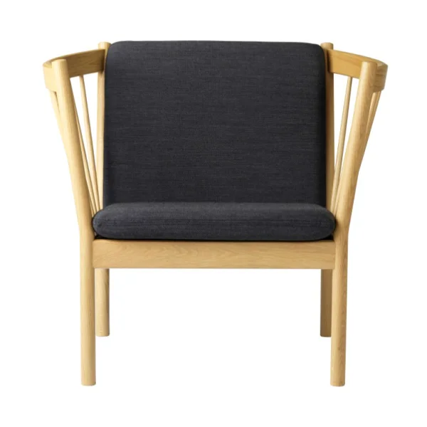 FDB Møbler J146 Sessel Oak nature lacquered-dark grey