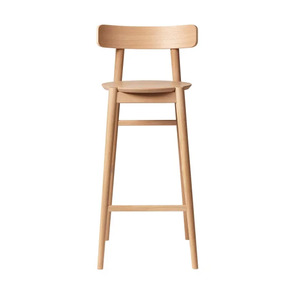 FDB Møbler J184 Øst Barhocker 75 cm Oak nature lacquered