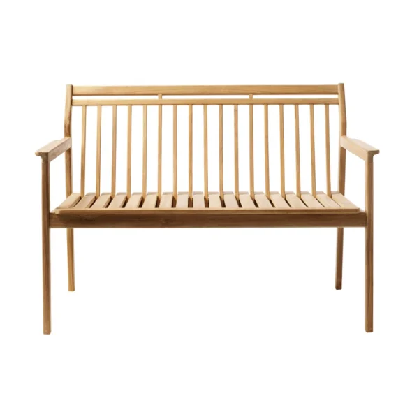 FDB Møbler M12 Sammen 2-Sitzer Bank Teak-nature oiled