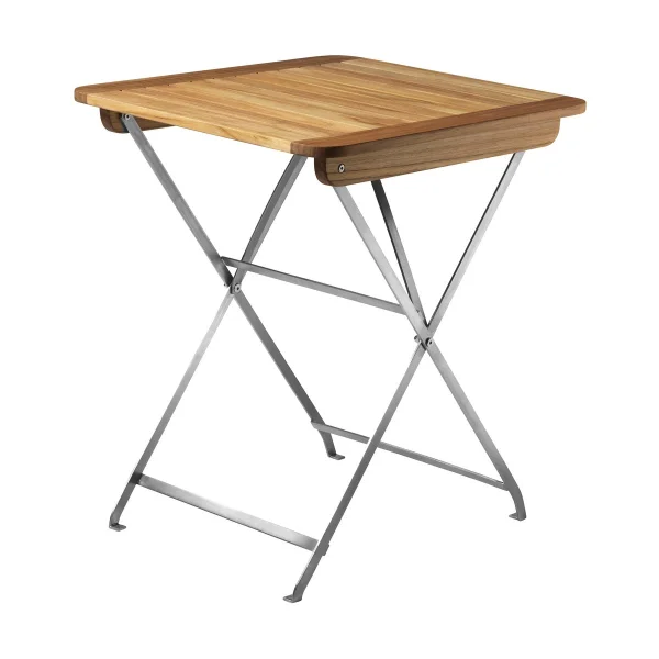 FDB Møbler M26 Lilleø Balkontisch Teak-rostfreier Stahl