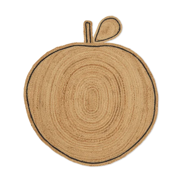 Ferm Living Apple braided Juteteppich Natural