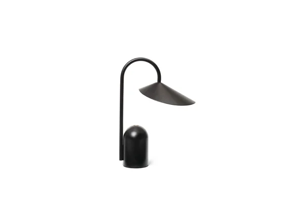 ferm LIVING - Arum Portable Tischleuchte IP44 Black