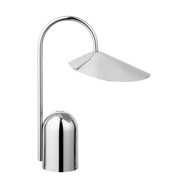 Ferm Living Arum tragbare Leuchte Stainless steel