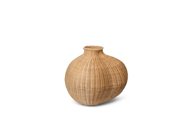 ferm LIVING - Bola Braided Floor Vase Natural