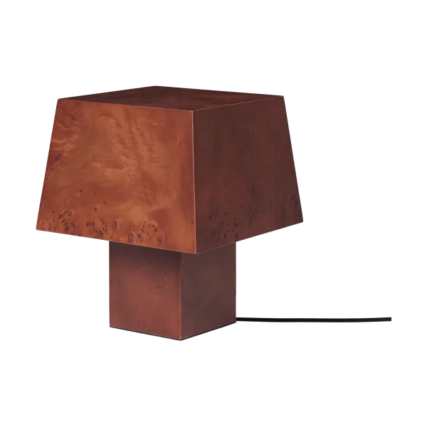 Ferm Living Burl Tischleuchte 33 cm Dark stained burl