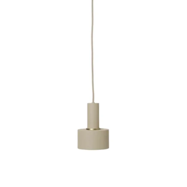 Ferm Living - Collect Pendelleuchte Disc Low Cashmere