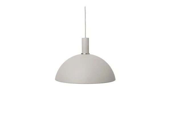 Ferm Living - Collect Pendelleuchte Dome Low Light Grey