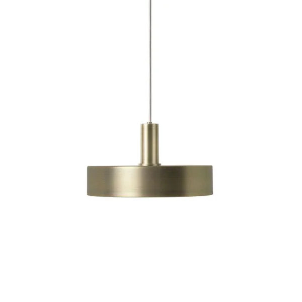 Ferm Living - Collect Pendelleuchte Record Low Brass